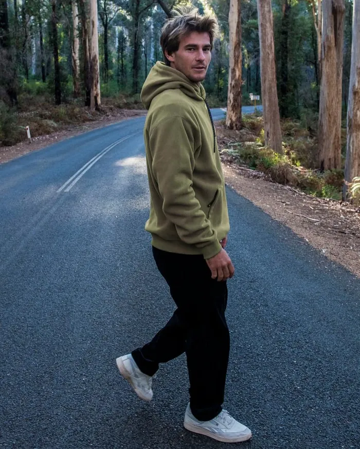 Second Trip Pullover Hoodie 8211 Thyme Green Mens Volcom Hoodies and Sweatshirts
