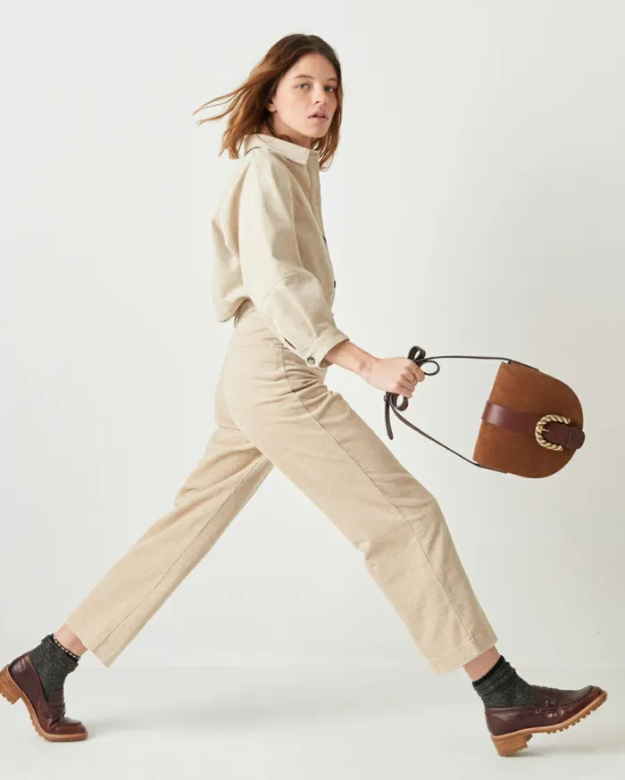 Sessn Womens Trousers Cookie co Sand