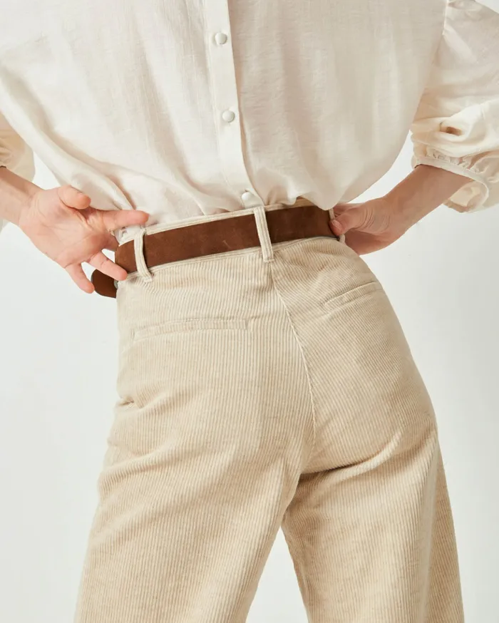 Sessn Womens Trousers Cookie co Sand