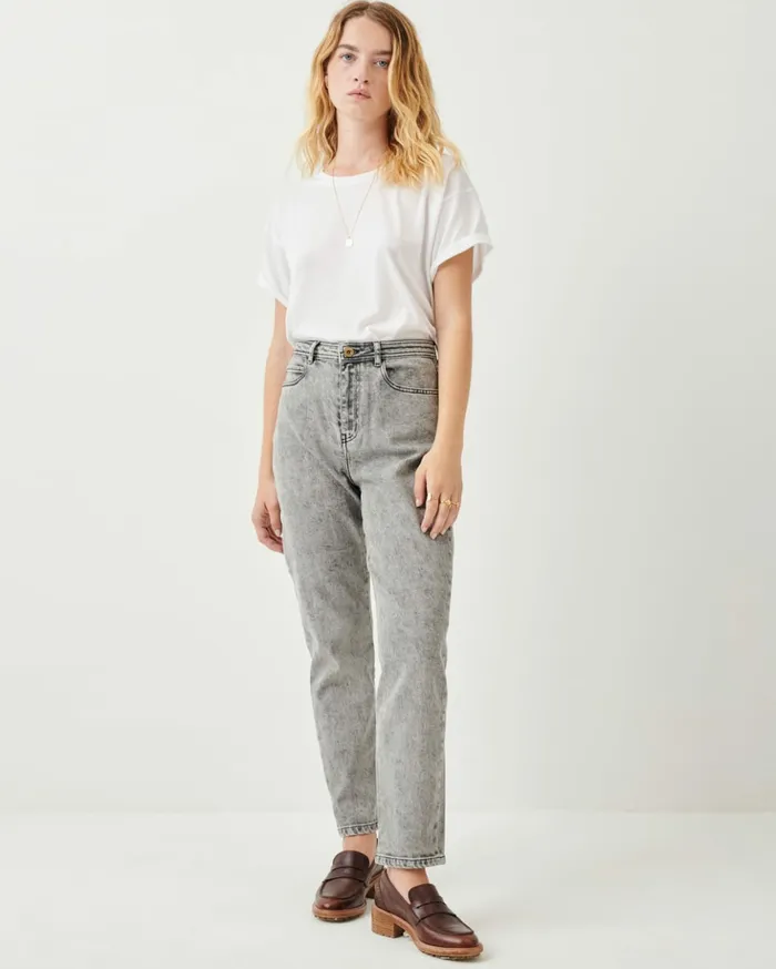 Sessn Womens Trousers Momon o Snow Black