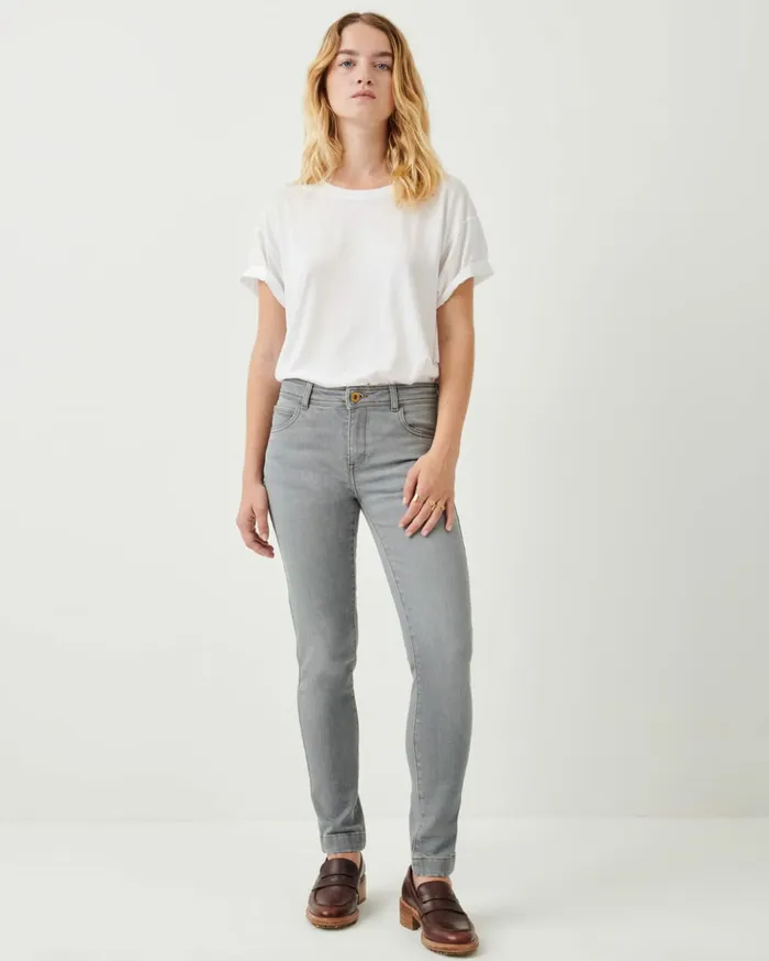 Sessn Womens Trousers Stoneford o Mid Grey