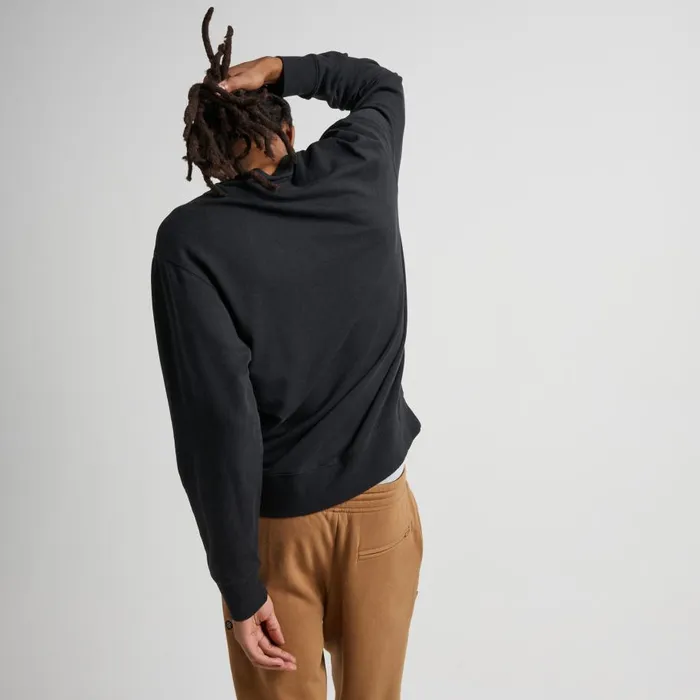Shelter Crewneck With Butter Blend Black Men Stance Sweatshirts and Hoodies