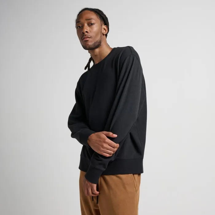 Shelter Crewneck With Butter Blend Black Men Stance Sweatshirts and Hoodies