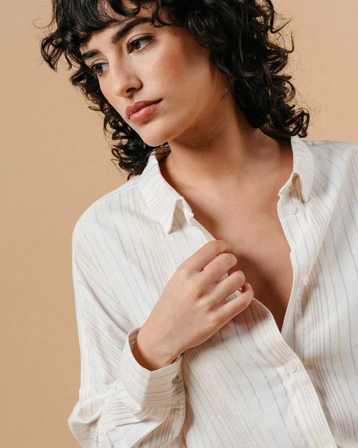 SHIRT ECRU MARIE Shop Grace and Mila White Shirts