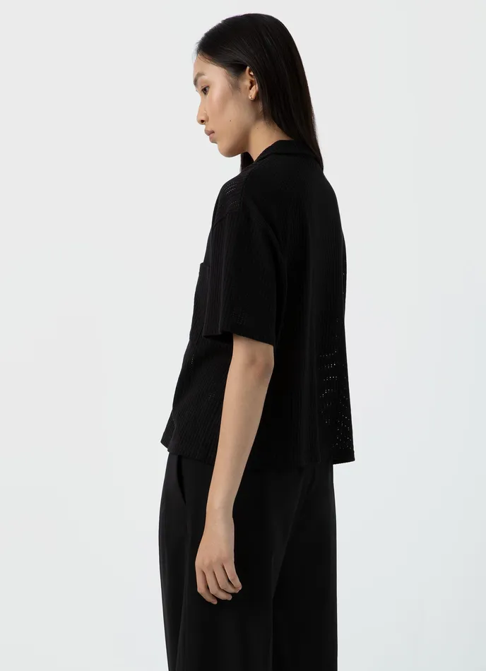 Shirts and Blouses Lace Mesh Shirt Black 8211 ussunspel Women Shirts and Blouses Lace Mesh Shirt Black 8211 ussunspel Women