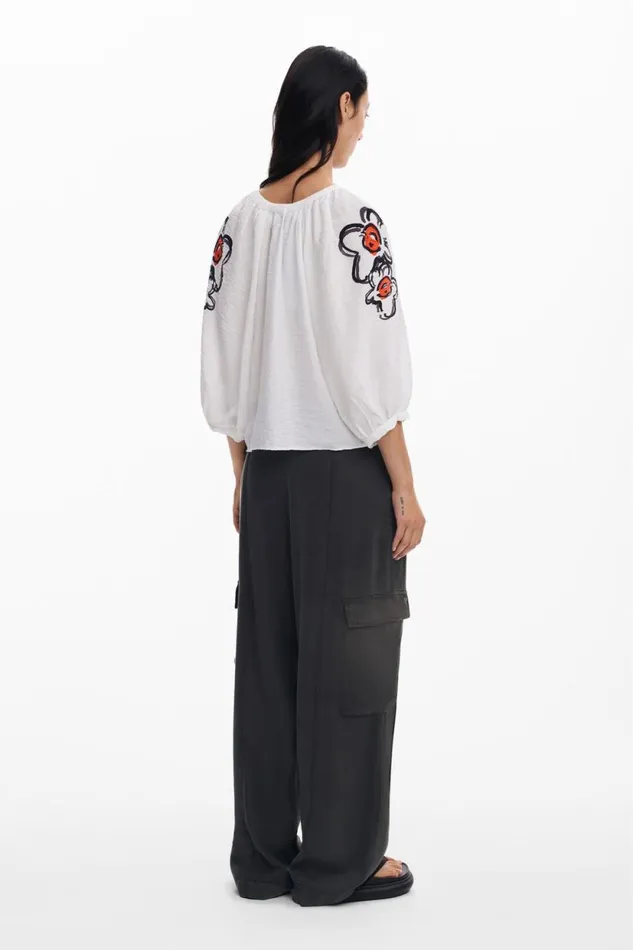 Shirts And Blouses Women Desigual Floral Blouse White