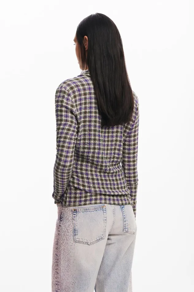 Shirts And Blouses Women Desigual Plaid Shirt Red
