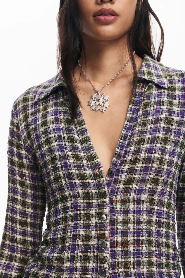 Shirts And Blouses Women Desigual Plaid Shirt Red