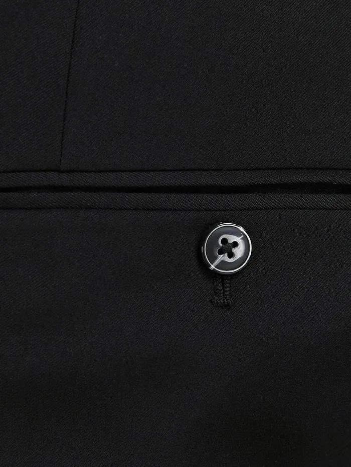 Shirts JACK and JONES Mens 2PIECE PLUS SIZE SUIT Black Black Casaul