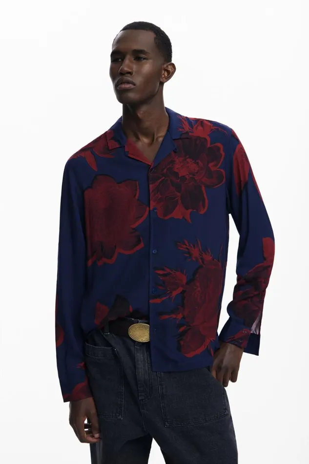 Shirts Men Desigual Shirt Blue