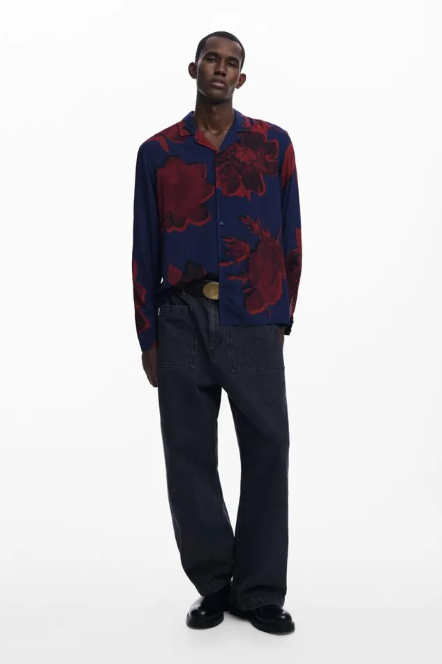 Shirts Men Desigual Shirt Blue