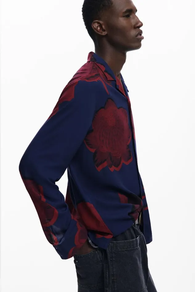 Shirts Men Desigual Shirt Blue