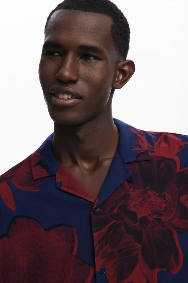 Shirts Men Desigual Shirt Blue