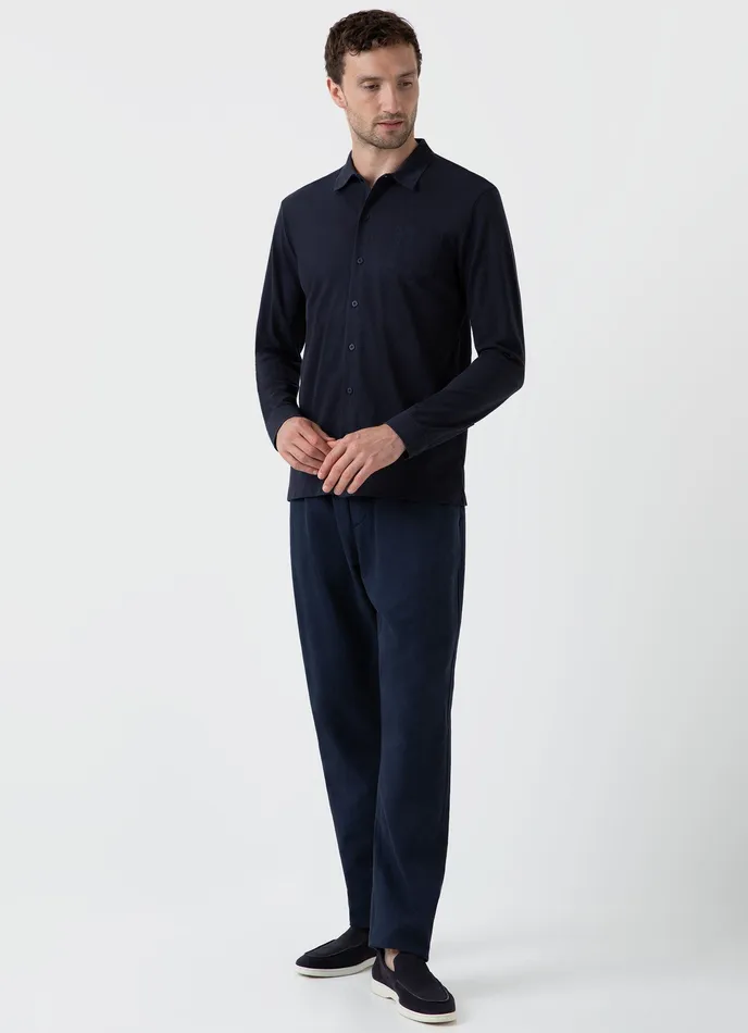 Shirts Riviera Shirt Navy ussunspel Men