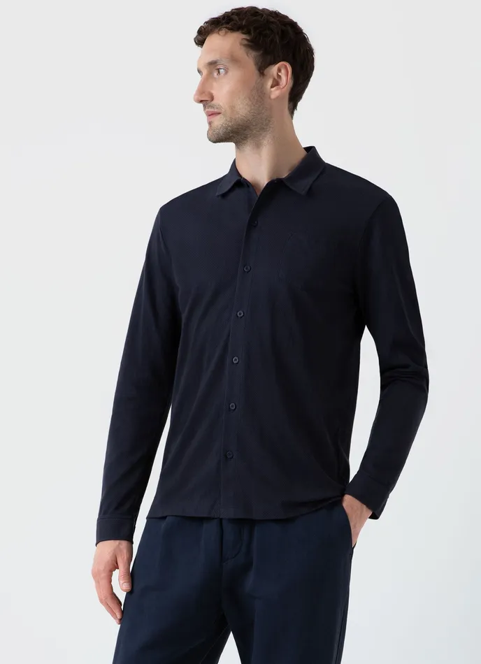 Shirts Riviera Shirt Navy ussunspel Men