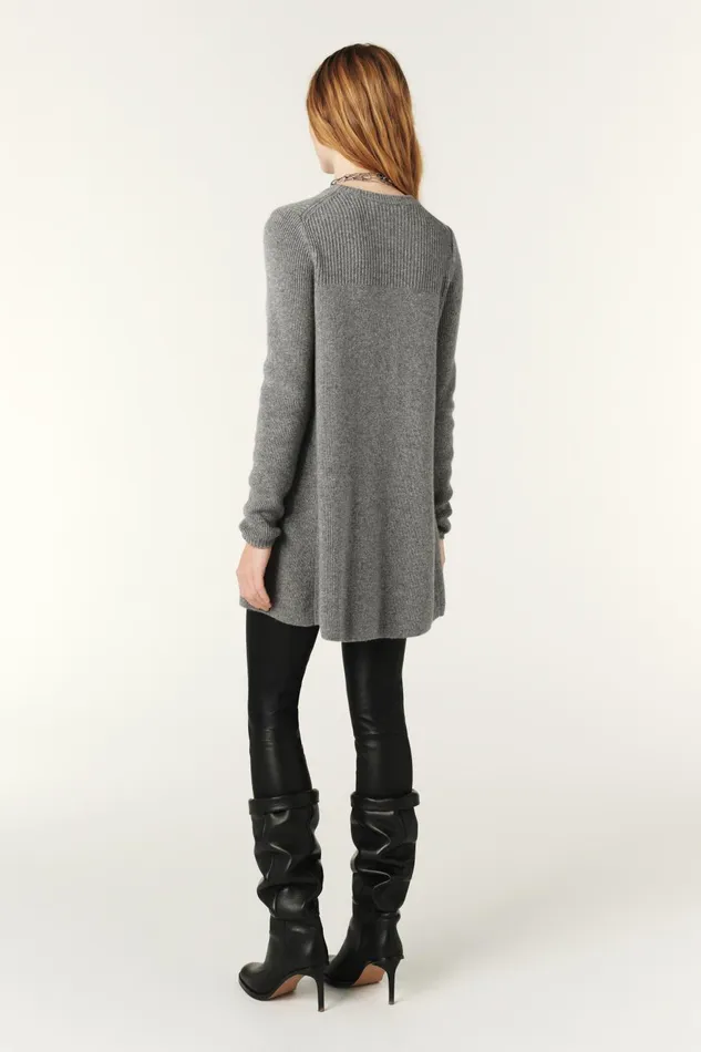 Short Dress Camine Gray Women Baandsh Dresses