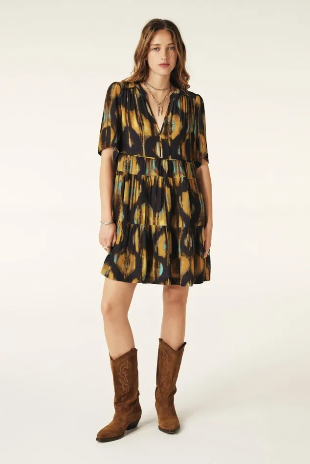 Short Dress Tibyle Blue Women Baandsh Dresses