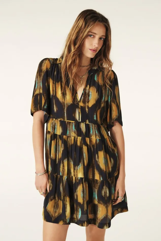 Short Dress Tibyle Blue Women Baandsh Dresses