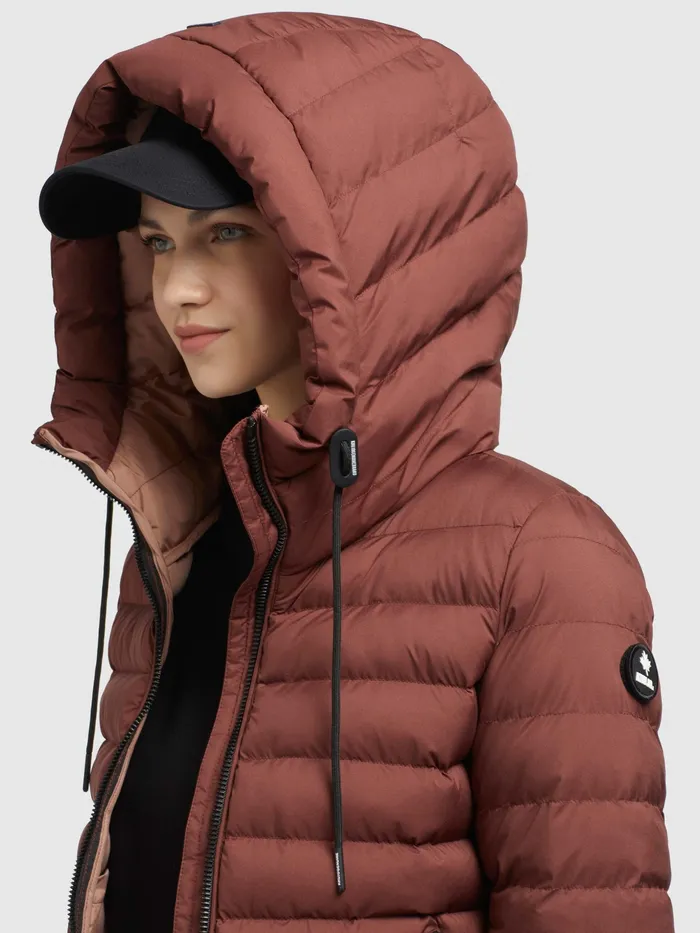 Short Jackets KHUJO Women Jacke LOVINA3 MATT Dunkelrot Dunkelrot