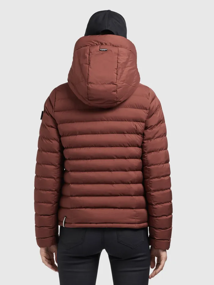 Short Jackets KHUJO Women Jacke LOVINA3 MATT Dunkelrot Dunkelrot