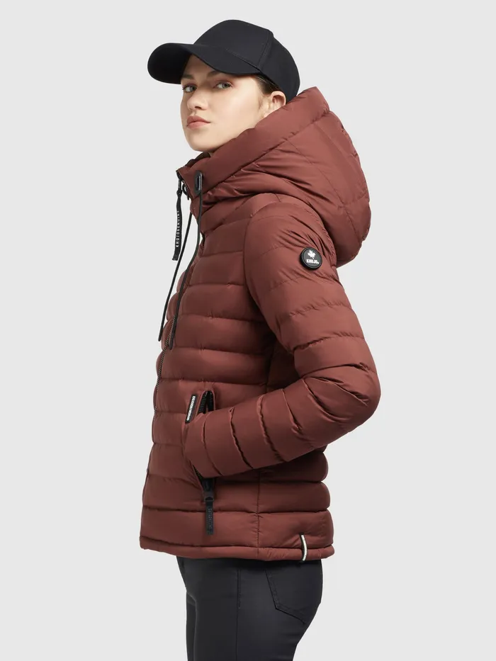 Short Jackets KHUJO Women Jacke LOVINA3 MATT Dunkelrot Dunkelrot
