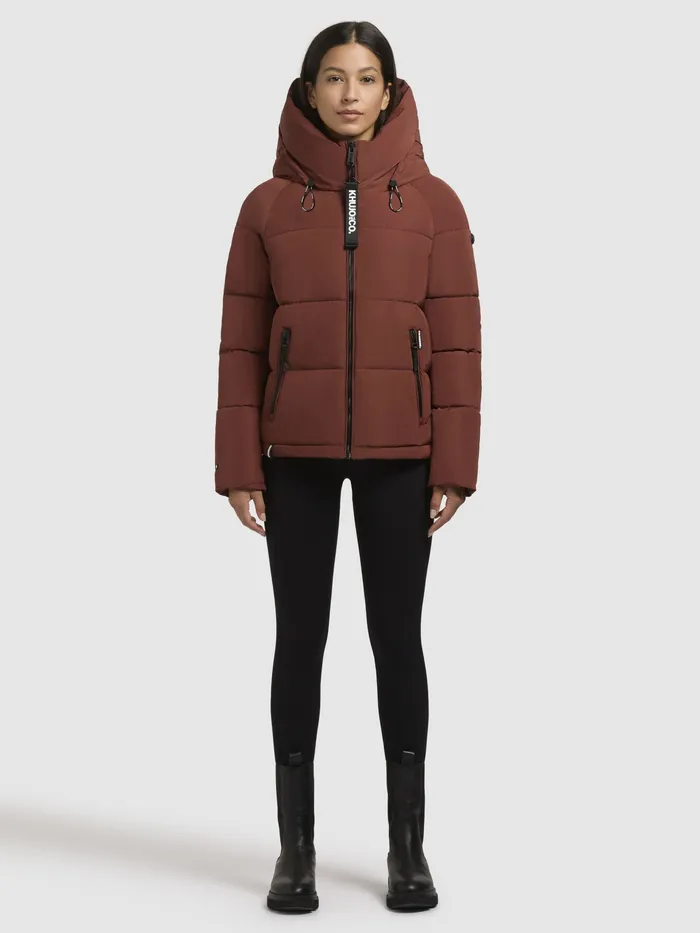 Short Jackets Women Jacke SUME Dunkelrot Dunkelrot KHUJO