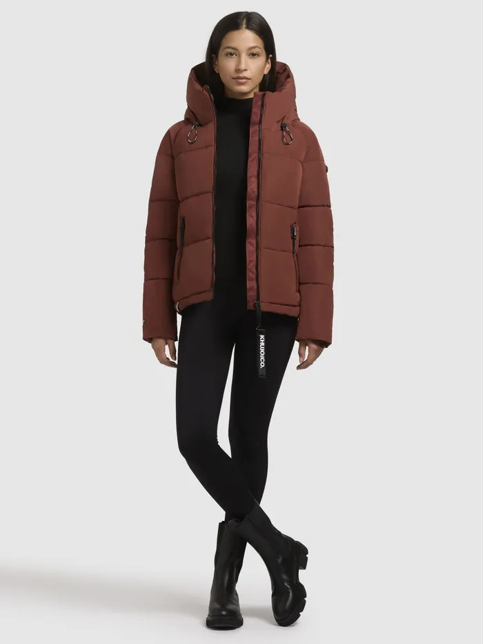 Short Jackets Women Jacke SUME Dunkelrot Dunkelrot KHUJO