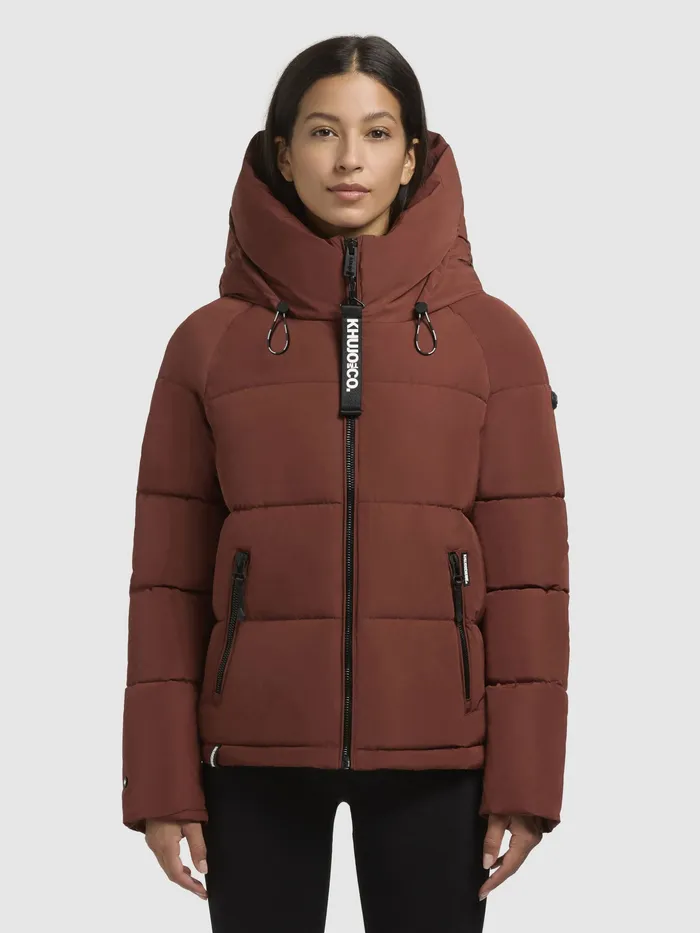 Short Jackets Women Jacke SUME Dunkelrot Dunkelrot KHUJO
