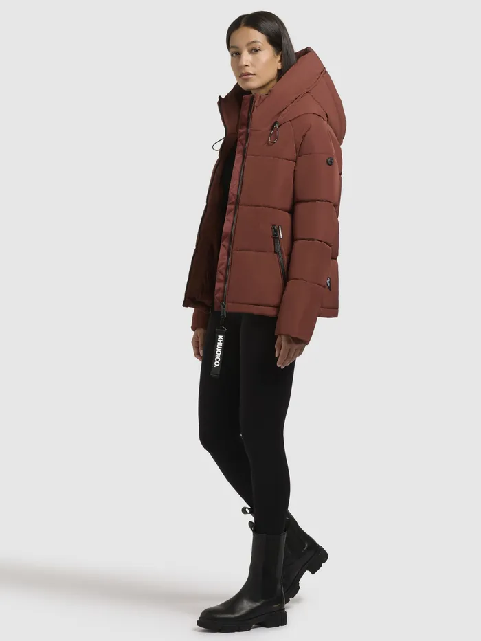 Short Jackets Women Jacke SUME Dunkelrot Dunkelrot KHUJO