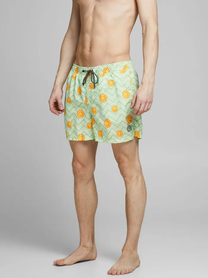 Shorts JACK and JONES Mens RECYCLED POLYESTER SWIM SHORTS Green Green Ash Near Me