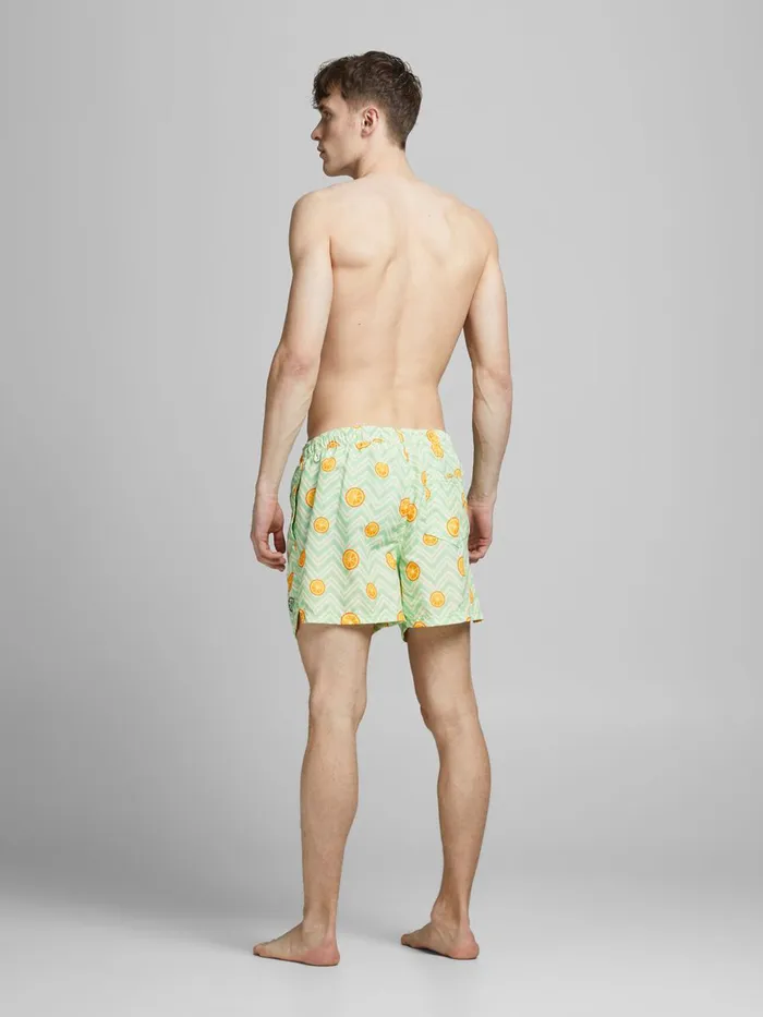 Shorts JACK and JONES Mens RECYCLED POLYESTER SWIM SHORTS Green Green Ash Near Me