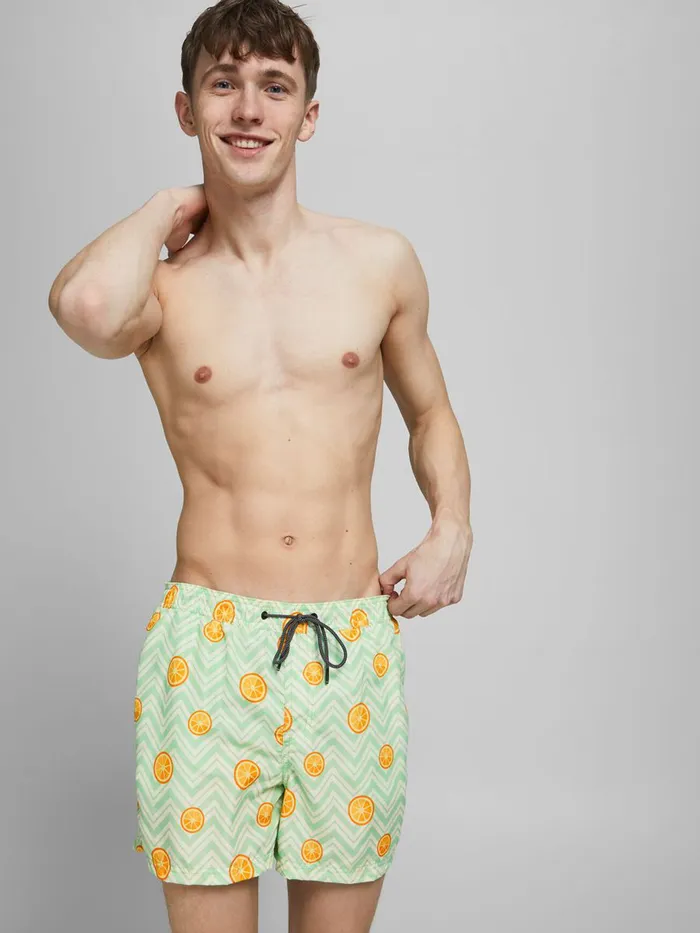 Shorts JACK and JONES Mens RECYCLED POLYESTER SWIM SHORTS Green Green Ash Near Me