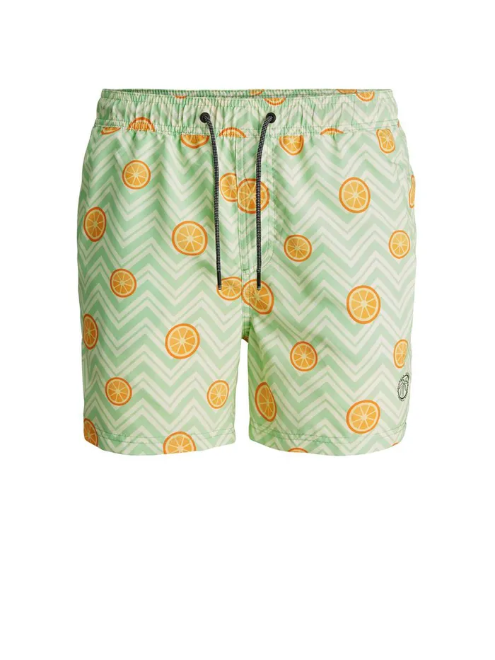 Shorts JACK and JONES Mens RECYCLED POLYESTER SWIM SHORTS Green Green Ash Near Me