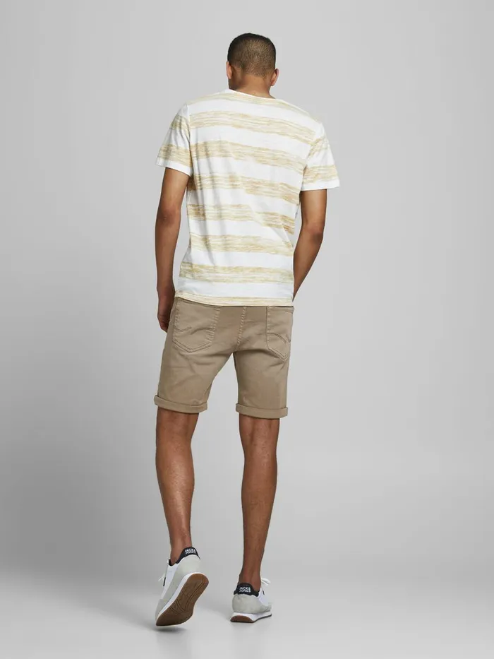 Shorts JACK and JONES Mens RICK ICON AMA DENIM SHORTS Beige Crockery On Sale
