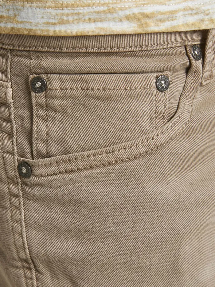 Shorts JACK and JONES Mens RICK ICON AMA DENIM SHORTS Beige Crockery On Sale