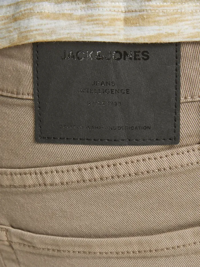 Shorts JACK and JONES Mens RICK ICON AMA DENIM SHORTS Beige Crockery On Sale