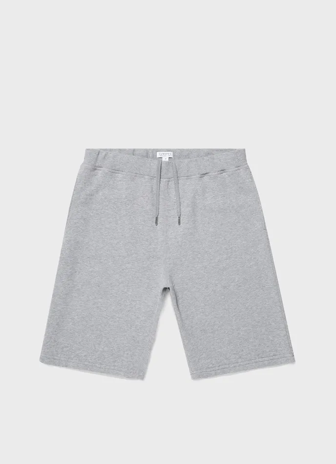 Shorts Loopback Shorts Grey Melange ussunspel Men