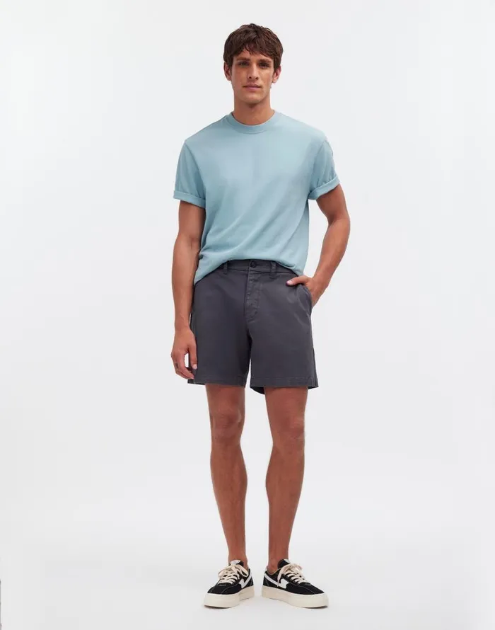 Shorts Men Madewell 7034 Chino Shorts Thunder Cloud