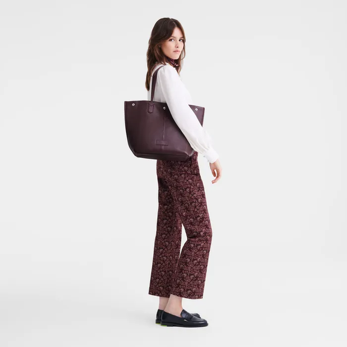 Shoulder bags Essential L Tote bag Eggplant Longchamp Women Shoulder bags Essential L Tote bag Eggplant Longchamp Women