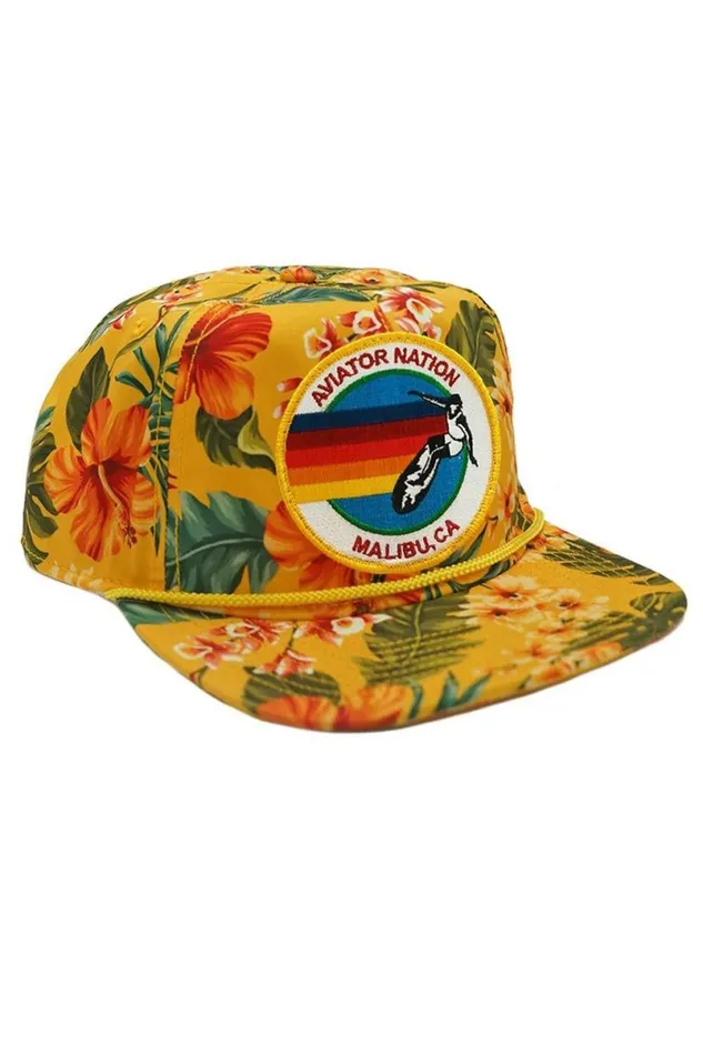 Signature Malibu Vintage Safari Twill LowRise Trucker WomenMen Aviator Nation Trucker Hats