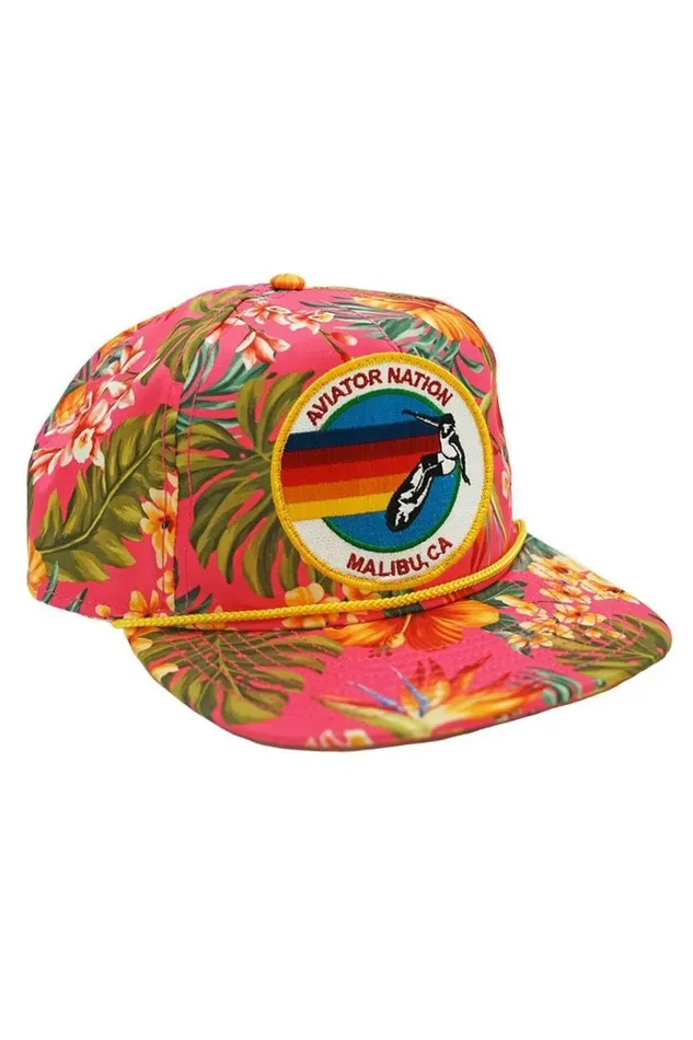 Signature Malibu Vintage Safari Twill LowRise Trucker WomenMen Aviator Nation Trucker Hats