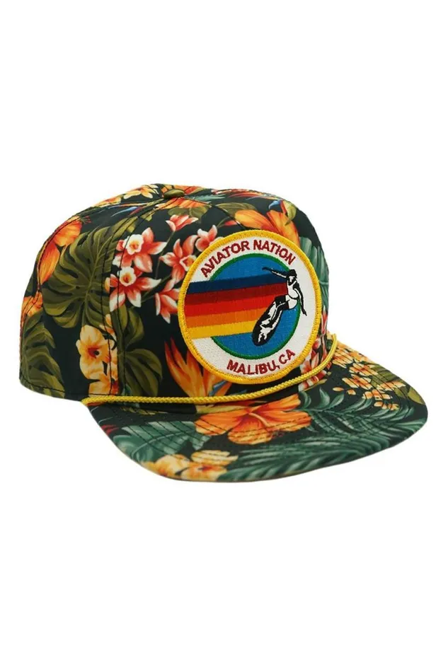Signature Malibu Vintage Safari Twill LowRise Trucker WomenMen Aviator Nation Trucker Hats