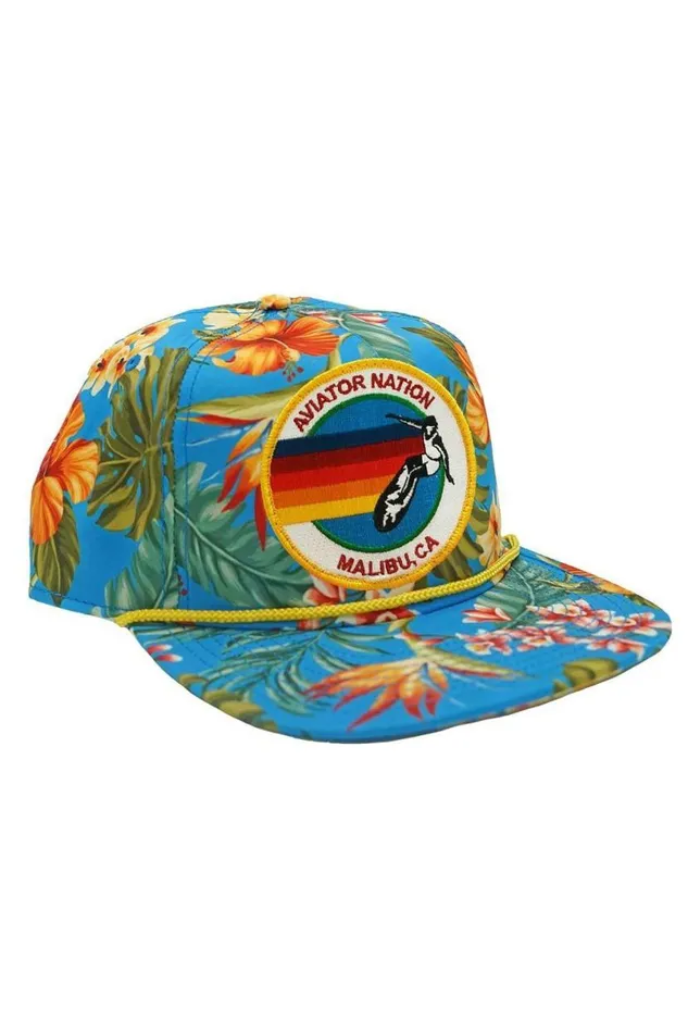 Signature Malibu Vintage Safari Twill LowRise Trucker WomenMen Aviator Nation Trucker Hats