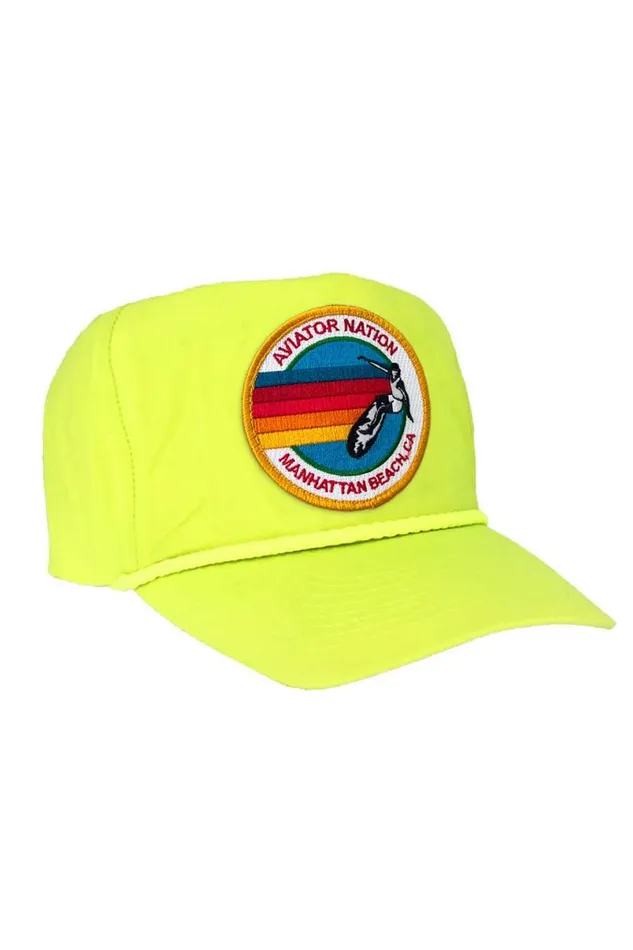 Signature Manhattan Beach Vintage Nylon Trucker Hat WomenMen Aviator Nation Trucker Hats