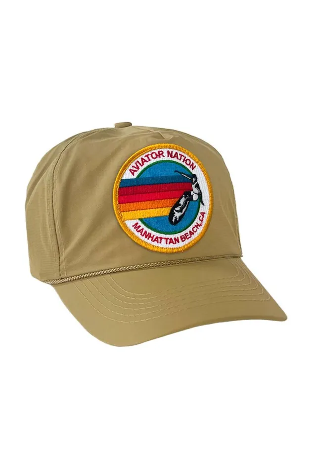 Signature Manhattan Beach Vintage Nylon Trucker Hat WomenMen Aviator Nation Trucker Hats