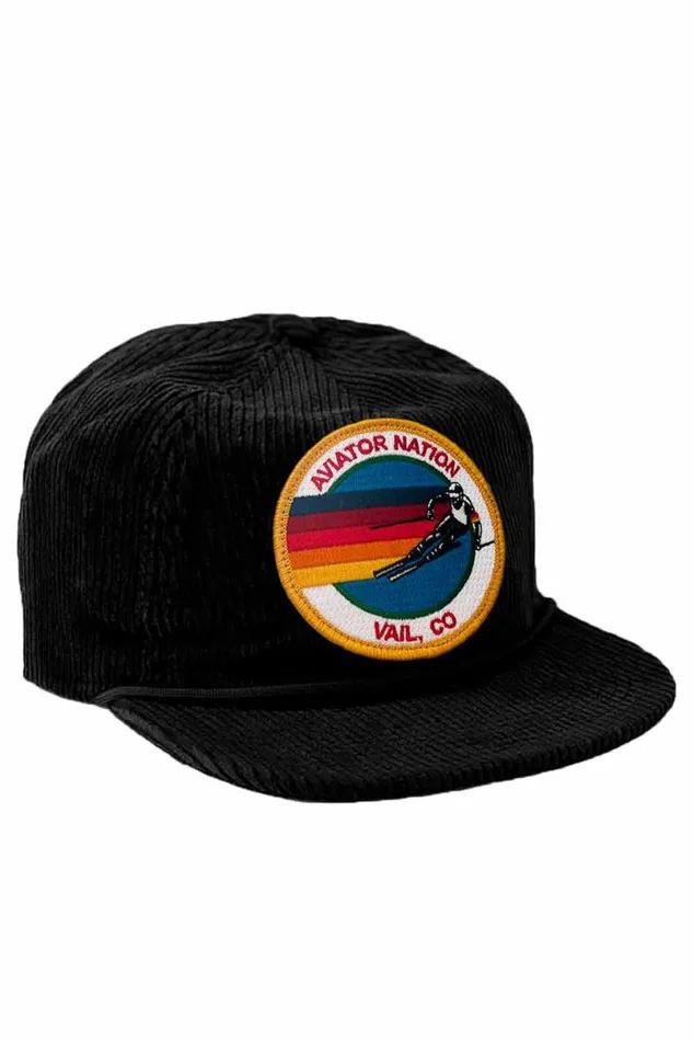 Signature Vail Vintage Corduroy Trucker WomenMen Aviator Nation Trucker Hats