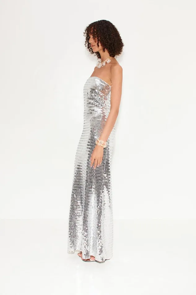Simon Miller Dresses Women Sculpty Strapless Sequin Dress