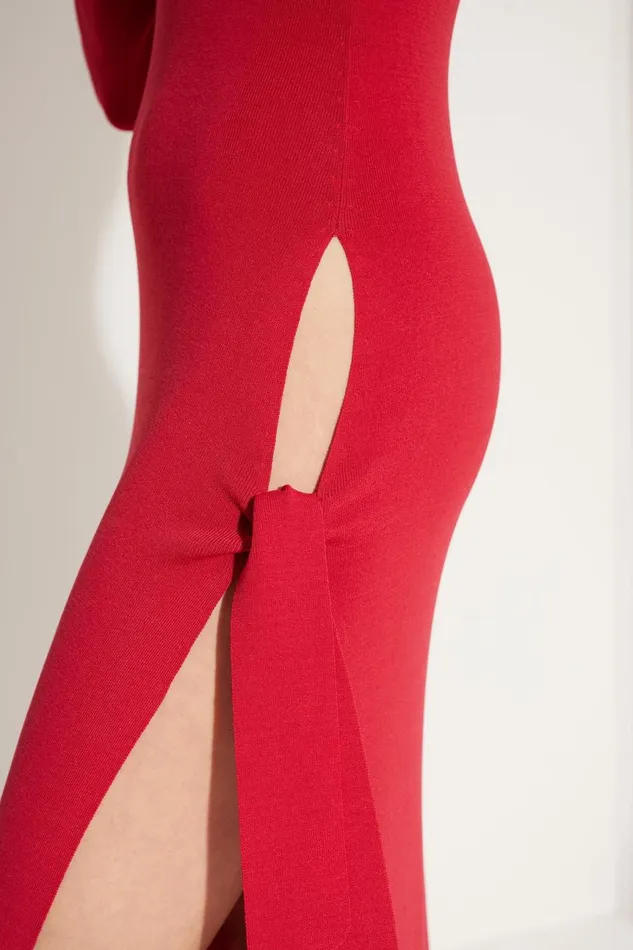 Simon Miller Knitwear Women Knits By Long Sleeve Junjo Dress In Sangria
