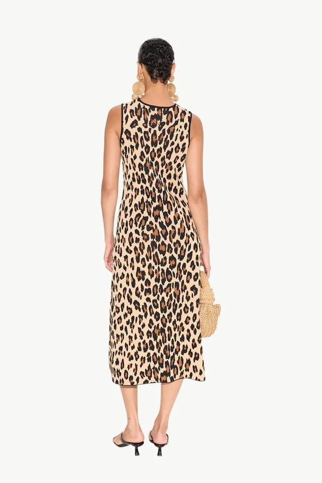 Simon Miller Knitwear Women Simon Miller Knits By Axon Sleeveless Dress In Cheetah
