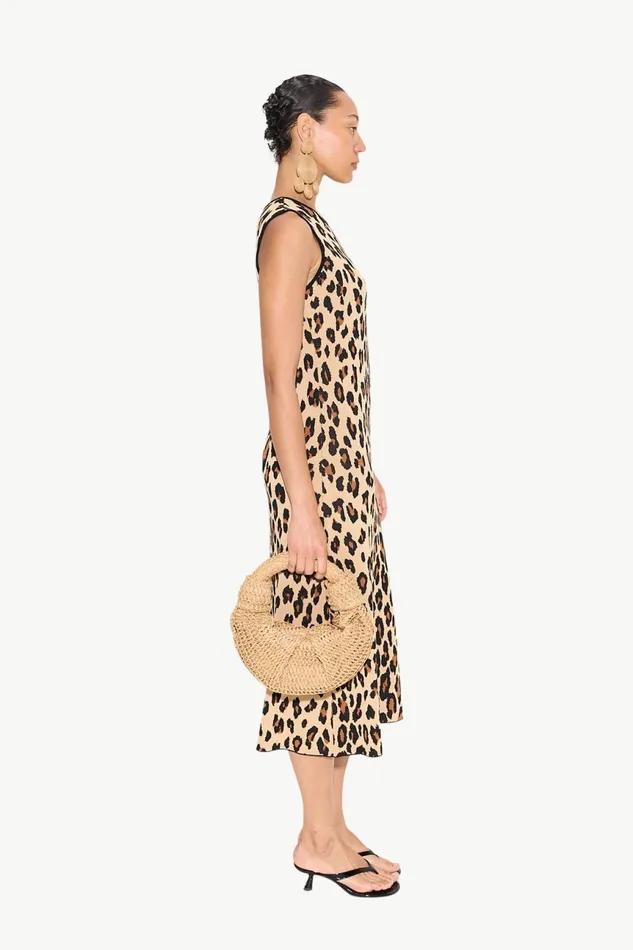 Simon Miller Knitwear Women Simon Miller Knits By Axon Sleeveless Dress In Cheetah